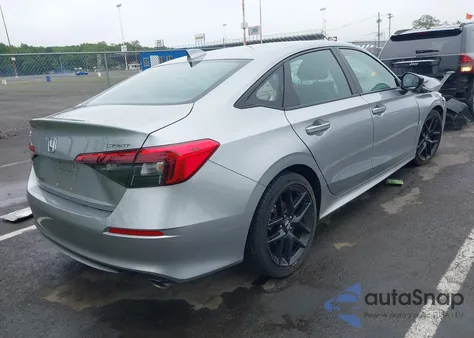 2024 Honda Civic Sport из США, поврежденный, VIN 2HGFE2F54RH566120